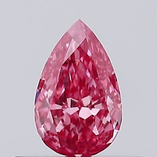 0.27ct Pear Fancy Vivid Purplish Pink VS1