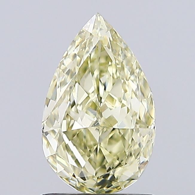 1.21ct Pear Fancy Light Yellow VVS2