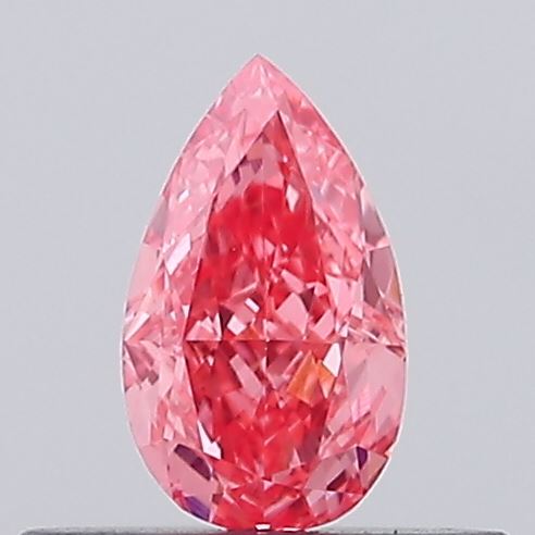 0.31ct Pear Fancy Vivid Pink VS1