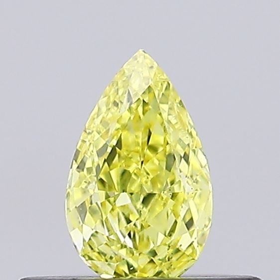 0.26ct Pear Fancy Vivid Yellow VS1