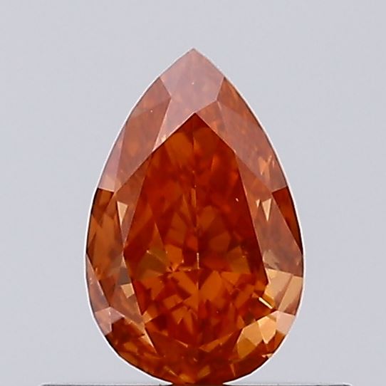 0.37ct Pear Fancy Vivid Red VVS2