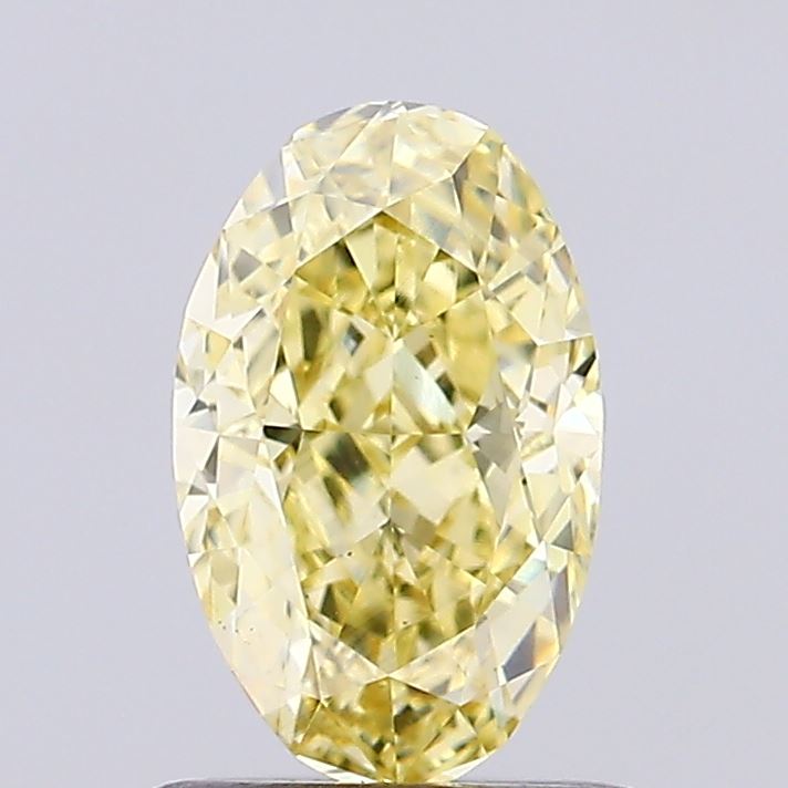 0.9ct Oval Fancy Intense Yellow VVS2