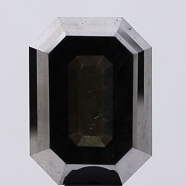 10.56ct Emerald Fancy Deep Black VS1
