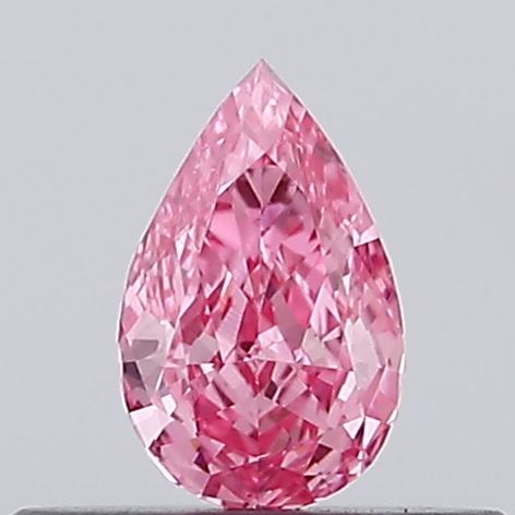 0.25ct Pear Fancy Vivid Pink VS1