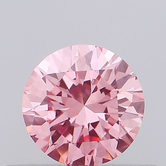 0.34ct Round Fancy Vivid Pink VVS2