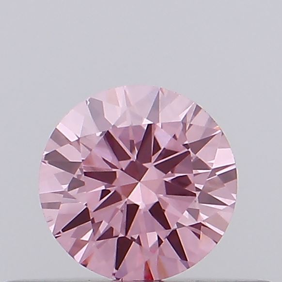 0.28ct Round Fancy Vivid Pink VS1