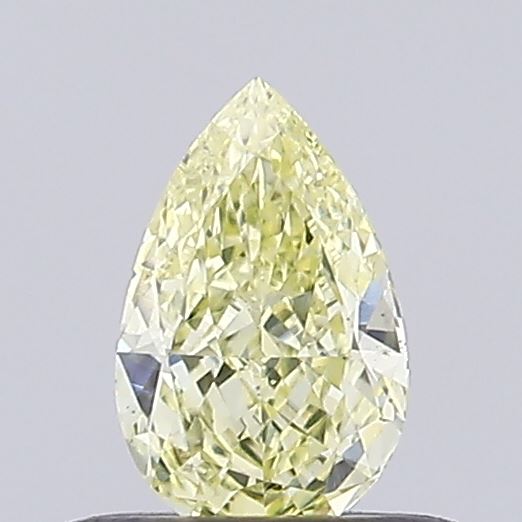 0.36ct Pear Fancy Intense Yellow VS1