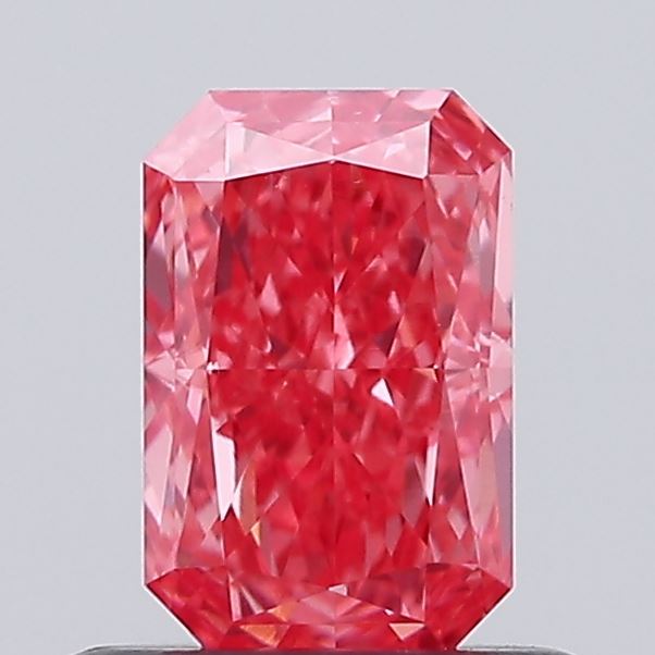 0.64ct Radiant Fancy Vivid Pink VS1
