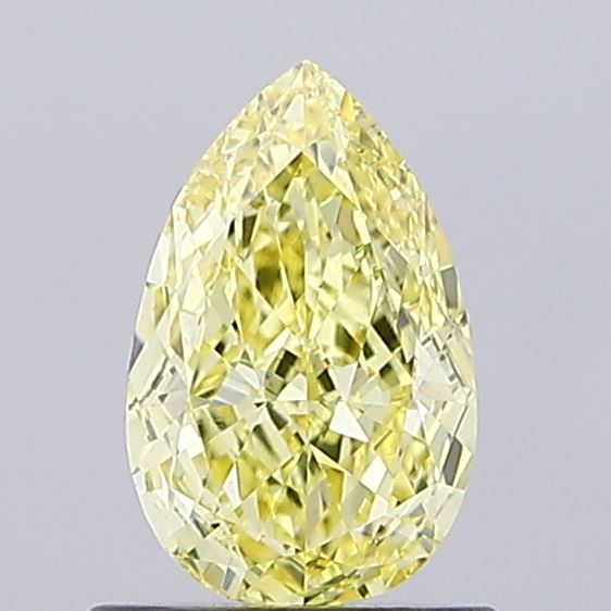 0.89ct Oval Fancy Vivid Yellow VS1