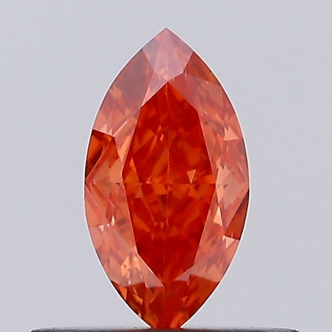 0.39ct Marquise Fancy Vivid Orange VS1