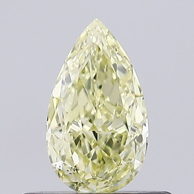0.46ct Pear Fancy Vivid Yellow VS1