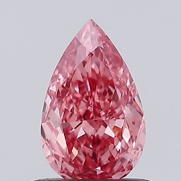 0.57ct Pear Fancy Vivid Pink VS1