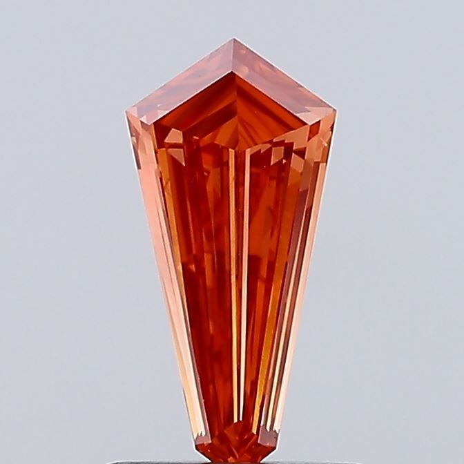 0.54ct Kite Fancy Vivid Orange VS1