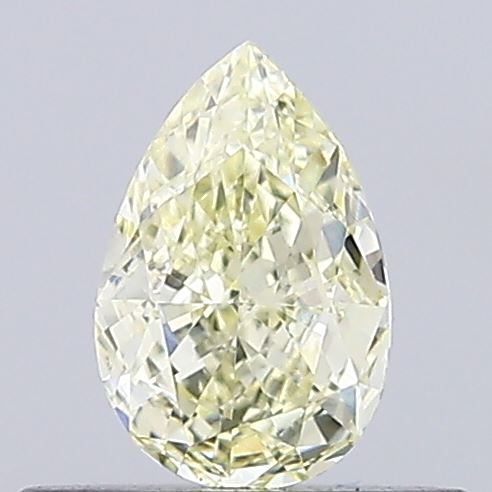 0.43ct Pear Fancy Intense Yellow VS1