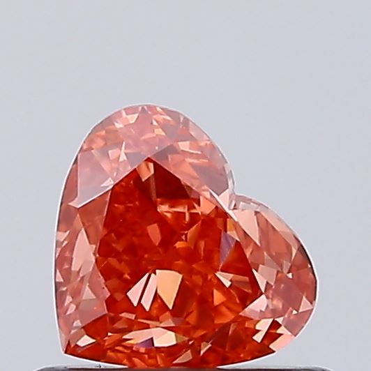 0.46ct Heart Fancy Vivid Red VS1