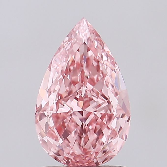 1.18ct Pear Fancy Intense Pink VS1
