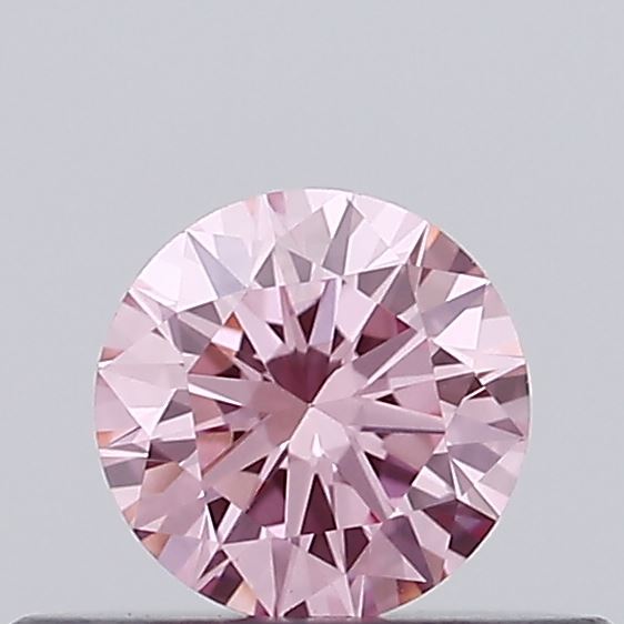 0.29ct Round Fancy Vivid Pink VVS2