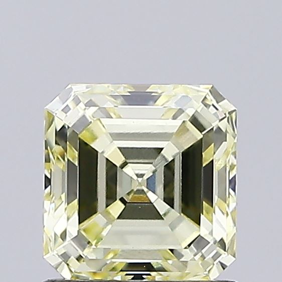 1ct Asscher Fancy Intense Yellow VS1