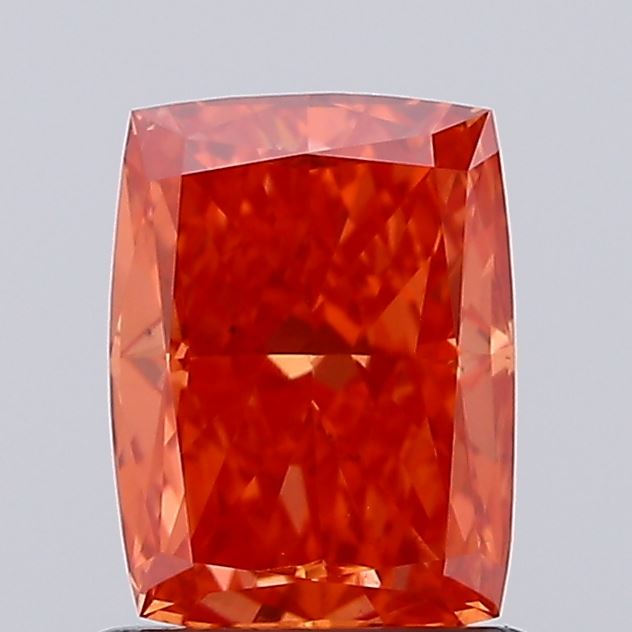 1.17ct Cushion Fancy Vivid Red VS1