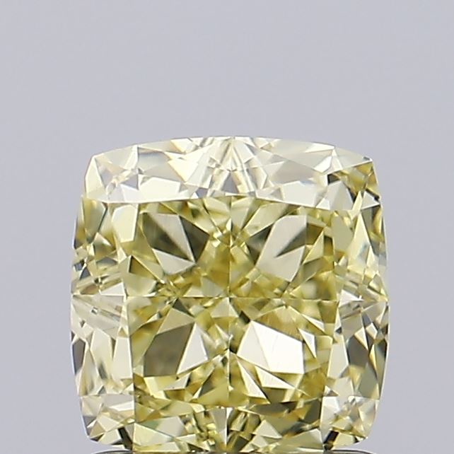 1.24ct Cushion Modified Fancy Intense Yellow VS1