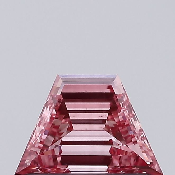 0.35ct Trapezoid Fancy Intense Pink VVS2