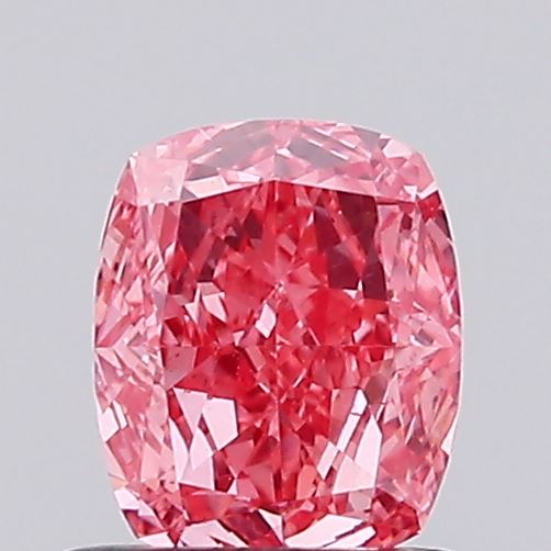 0.61ct Cushion Fancy Intense Pink VS1