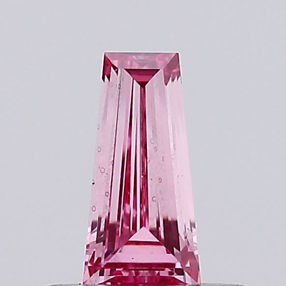 0.31ct Tapered Baguette Fancy Intense Pink VS1