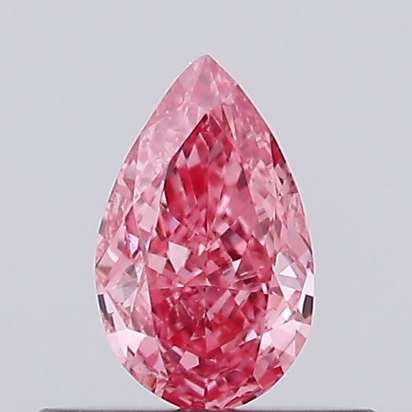 0.3ct Pear Fancy Intense Pink VS1