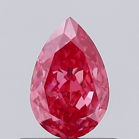 0.57ct Pear Fancy Intense Pink VS1