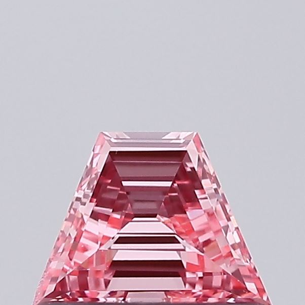 0.29ct Trapezoid Fancy Intense Pink VVS2