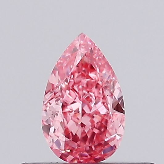 0.28ct Pear Fancy Intense Pink VS1