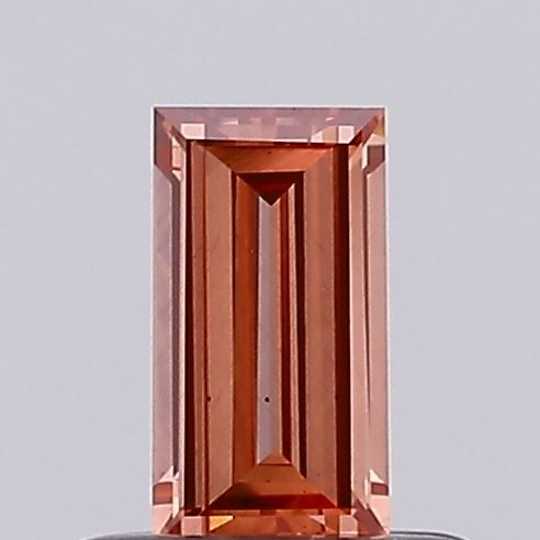 0.34ct Baguette Fancy Intense Red VS1