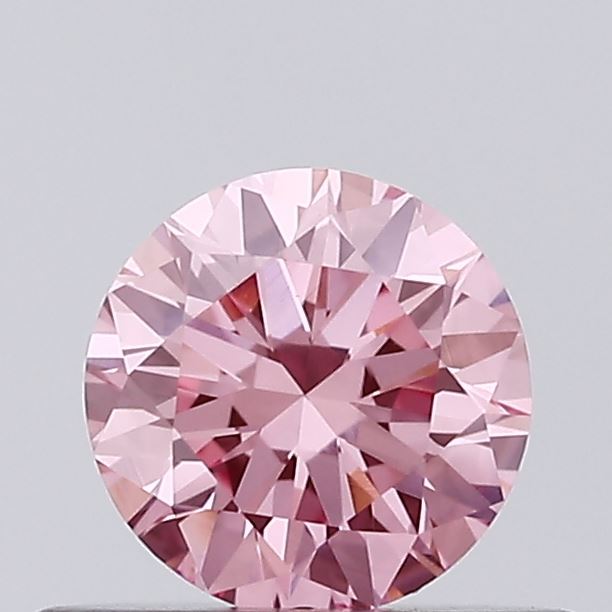 0.35ct Round Fancy Vivid Pink VVS2