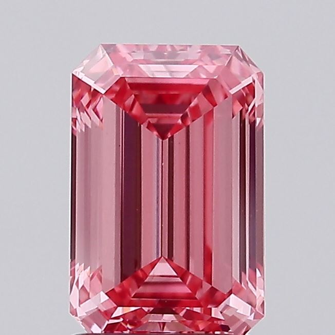 1.5ct Emerald Fancy Intense Pink VS1
