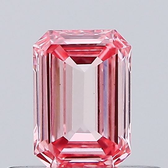 0.31ct Emerald Fancy Intense Pink VS1