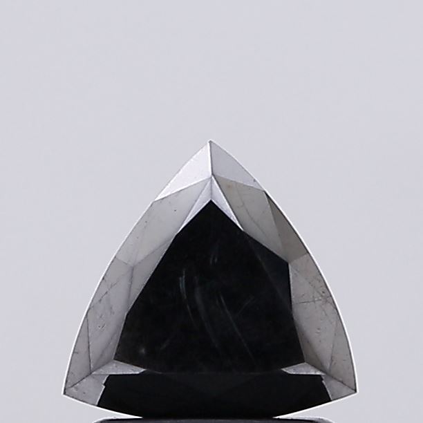 0.92ct Trilliant Fancy Intense Black VS1
