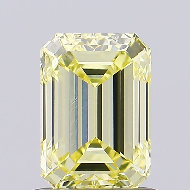 1.1ct Emerald Fancy Intense Yellow VVS2