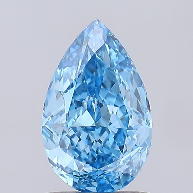 1.03ct Pear Fancy Vivid Blue VS1