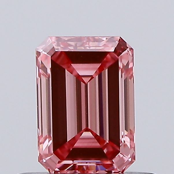 0.42ct Emerald Fancy Intense Red VVS2
