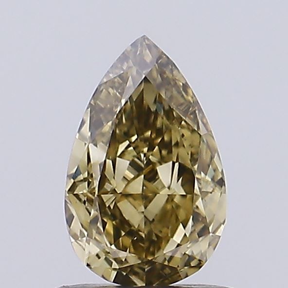 0.77ct Pear Fancy Intense Brown VS1