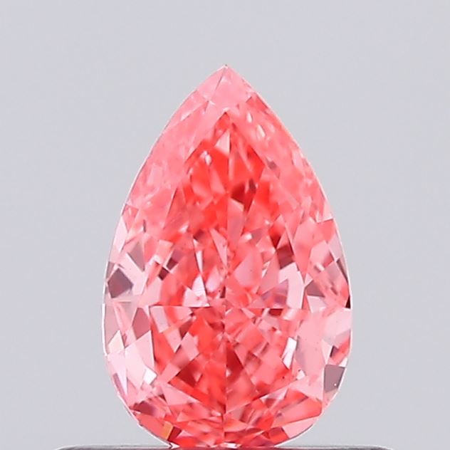 0.45ct Pear Fancy Vivid Pink VS1