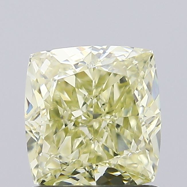1.07ct Cushion Fancy Intense Yellow VS1