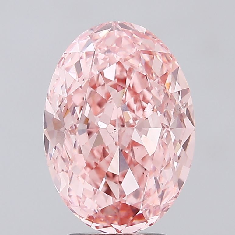 5.02ct Oval Fancy Intense Pink VS1