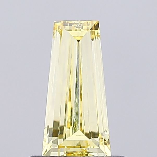 0.62ct Tapered Baguette Fancy Intense Yellow VVS2