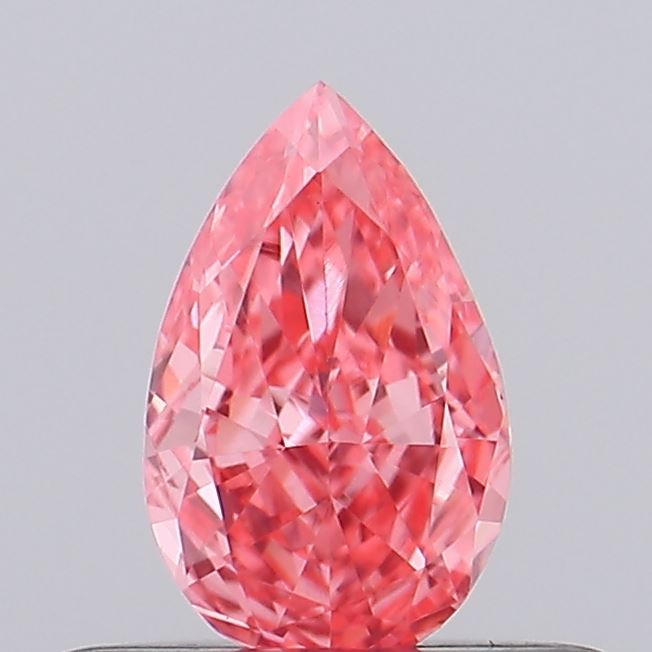 0.29ct Pear Fancy Vivid Pink VVS2