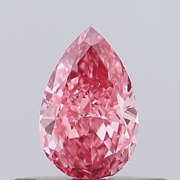 0.28ct Pear Fancy Intense Pink VS1