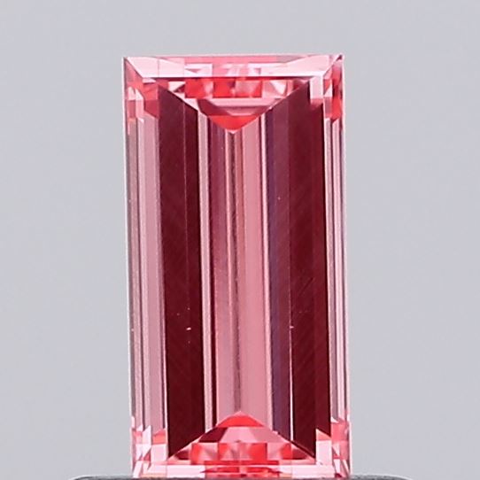 0.46ct Baguette Fancy Vivid Pink VS2