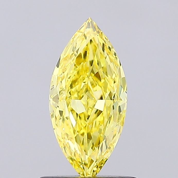 0.87ct Marquise Fancy Intense Yellow VS1