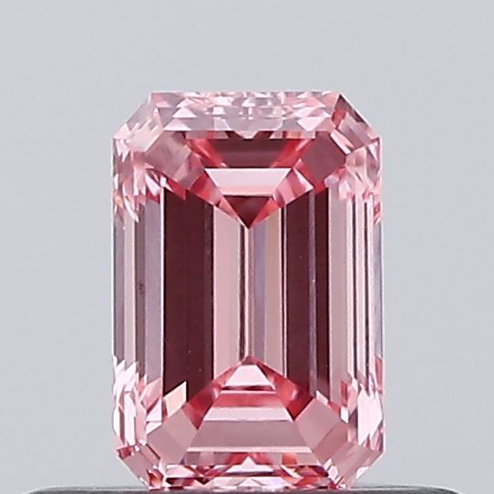 0.34ct Emerald Fancy Intense Pink VVS2