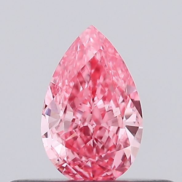 0.28ct Pear Fancy Vivid Pink VVS2